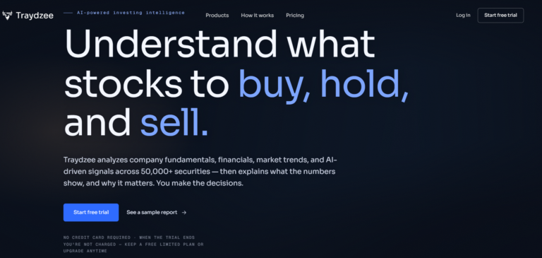 traydzee homepage